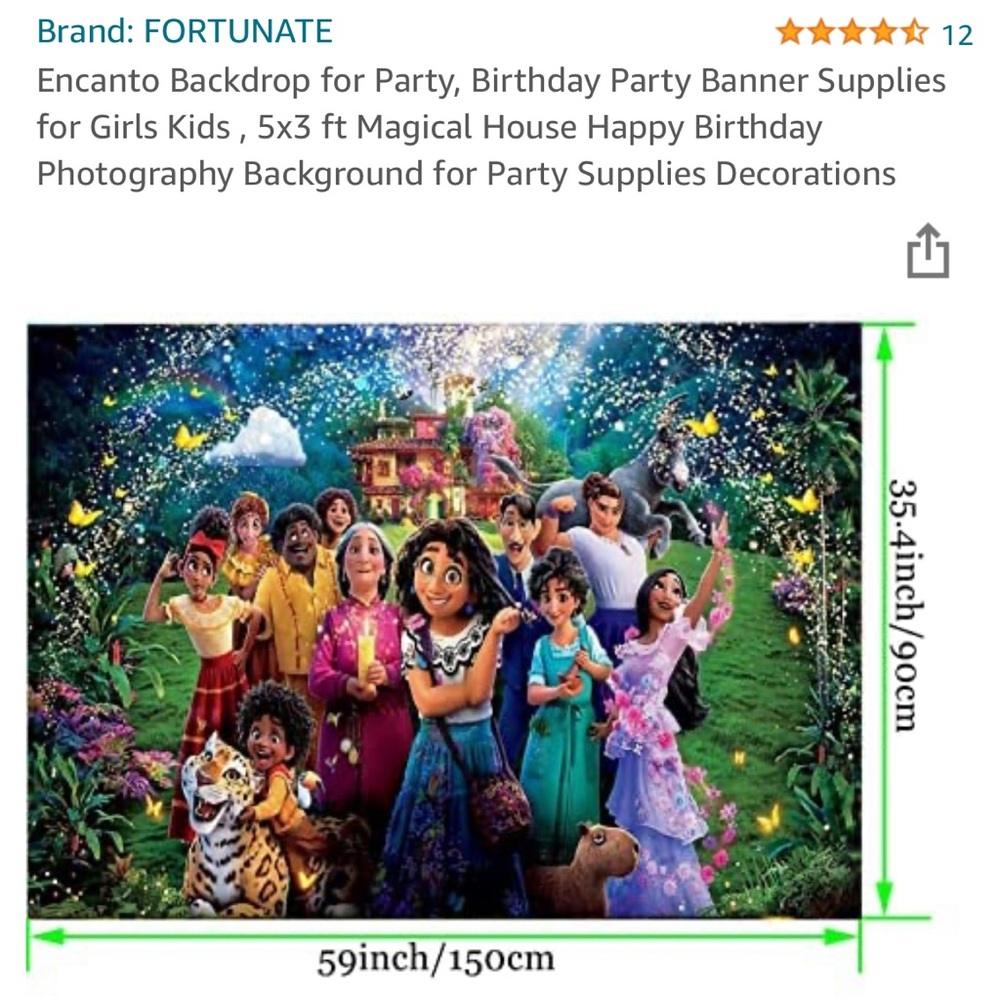 Encanto backdrop